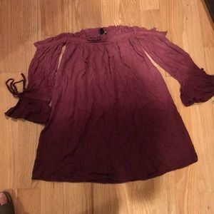 Women’s off the shoulder dress